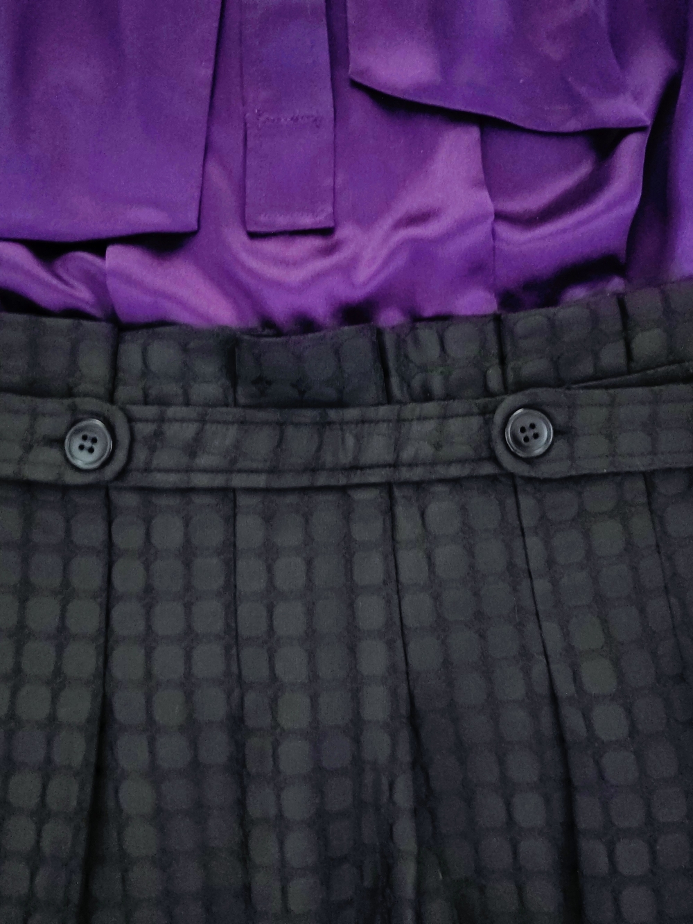 NWT BCBGMAXAZRIA Purple Black Dress Size 6P Hoco Homecoming 90s Y2K - Picture 5 of 13